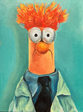 Beaker: The Anxious Scientist – Original Muppet Fan Art Oil Painting